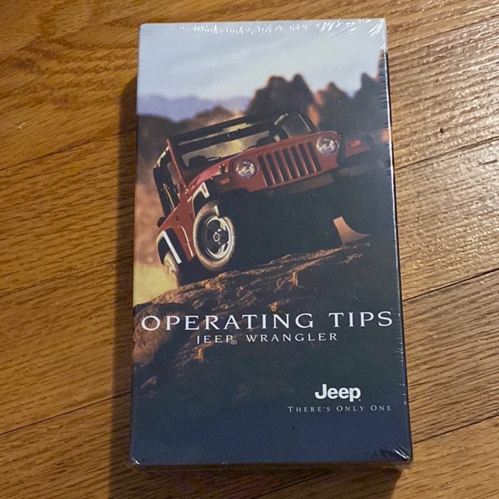 Jeep Wrangler Operating Tips Guide VHS - New in Plastic